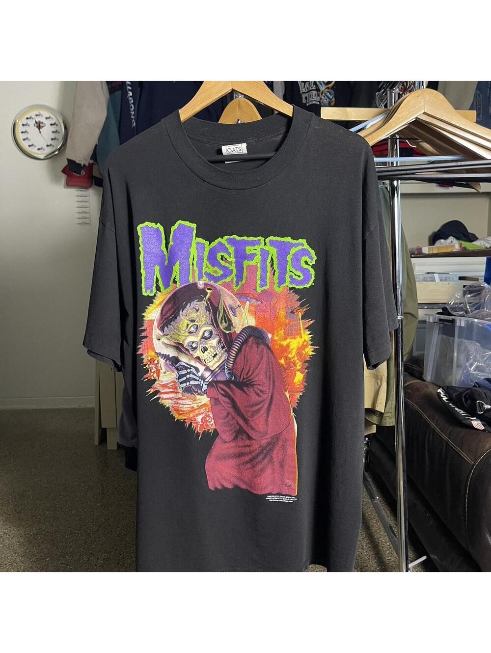 90s Misfits Mars Attack Band T Shirt Men's XL Wild Oats